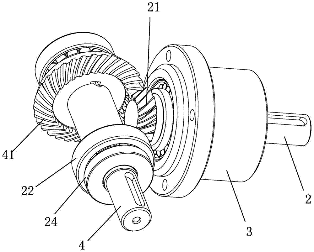 a right-angle commutator