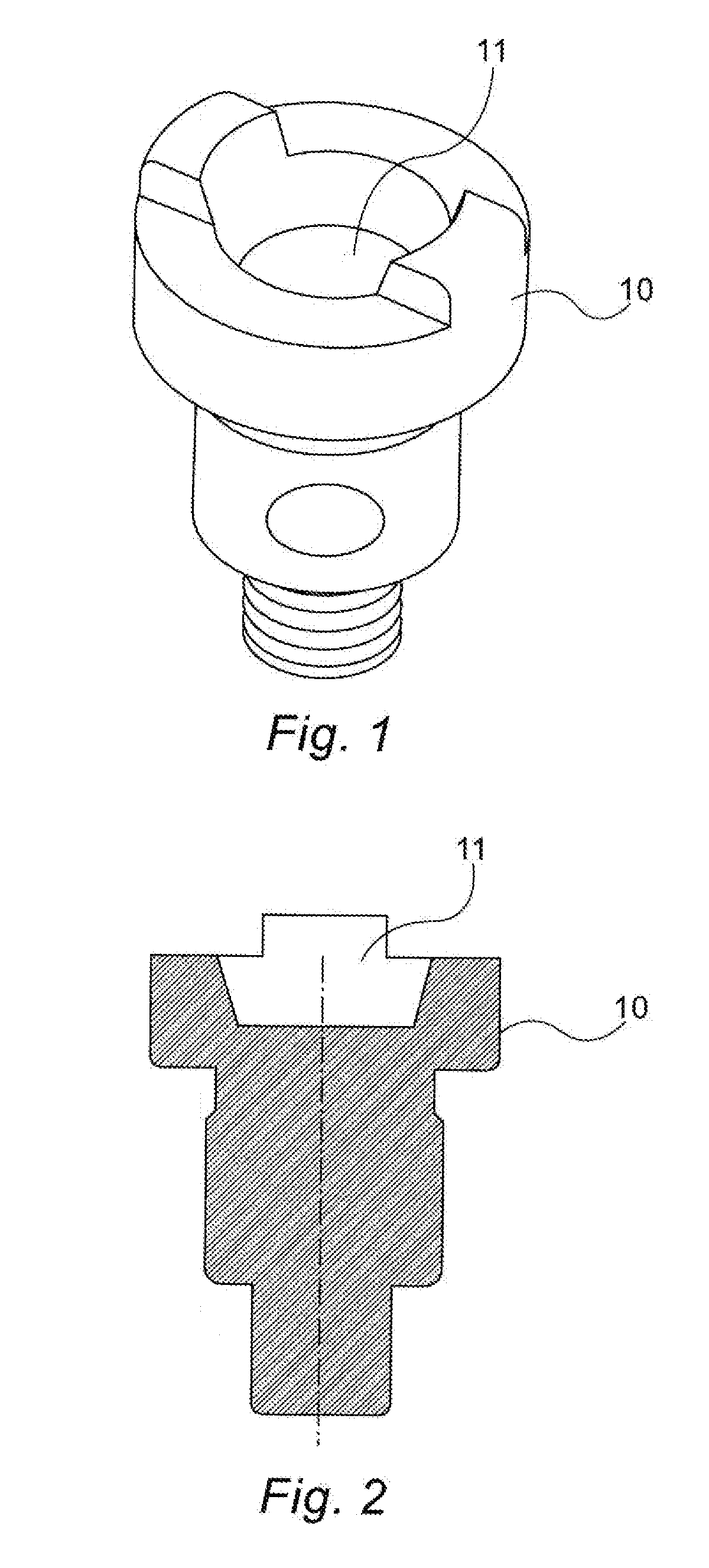 Dental implant procedure by scanning a closed tray impression