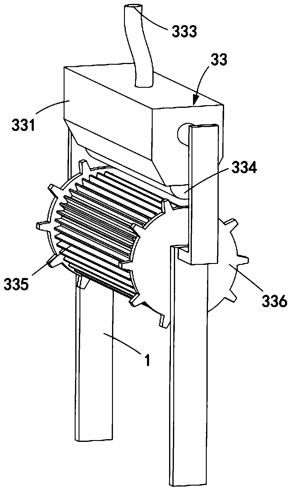 Sawtooth-shaped metal composite plate combining equipment