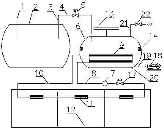 A gas-phase evaporative refrigeration device