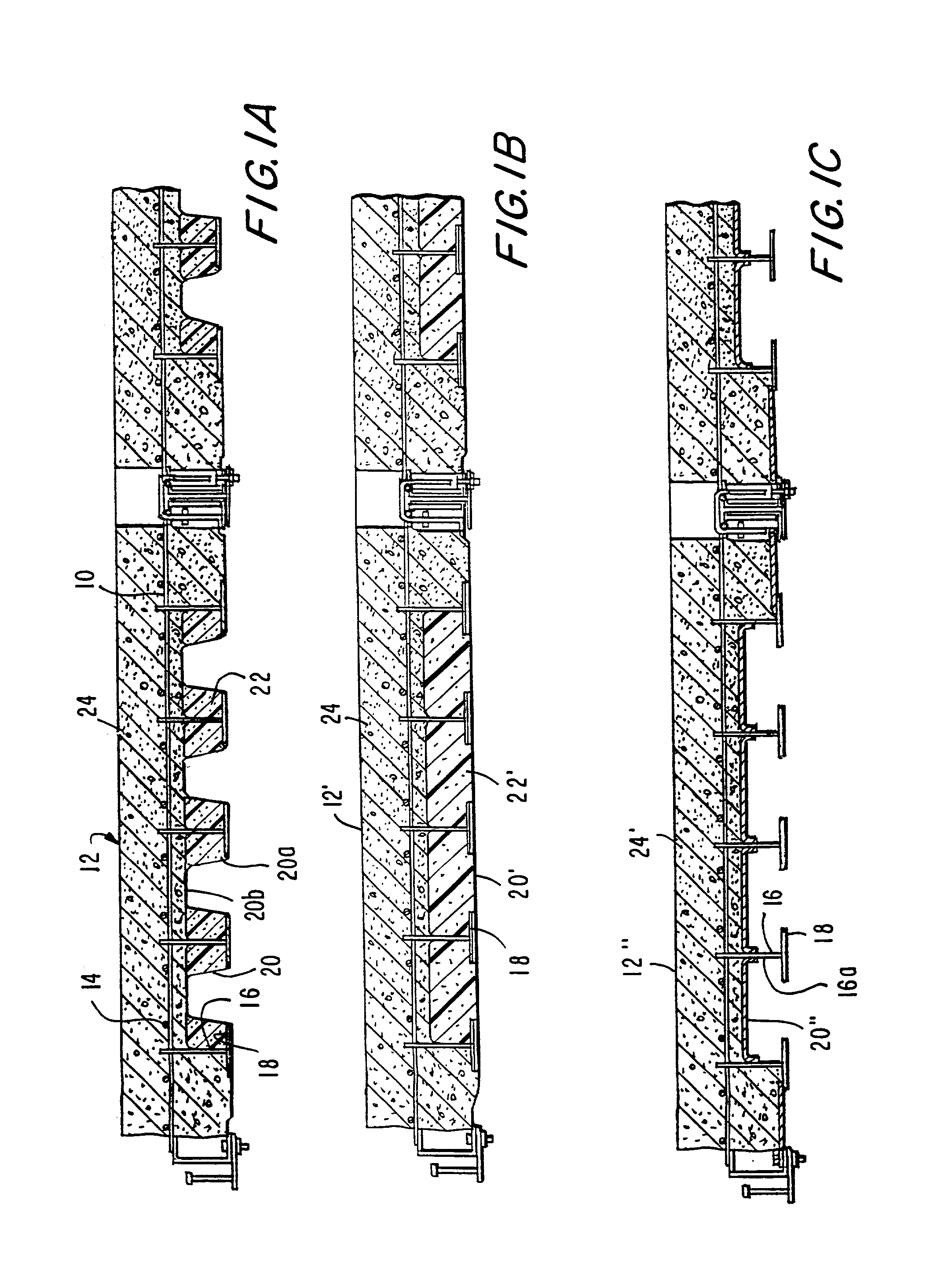 Combination light-weight deck form, with connectors