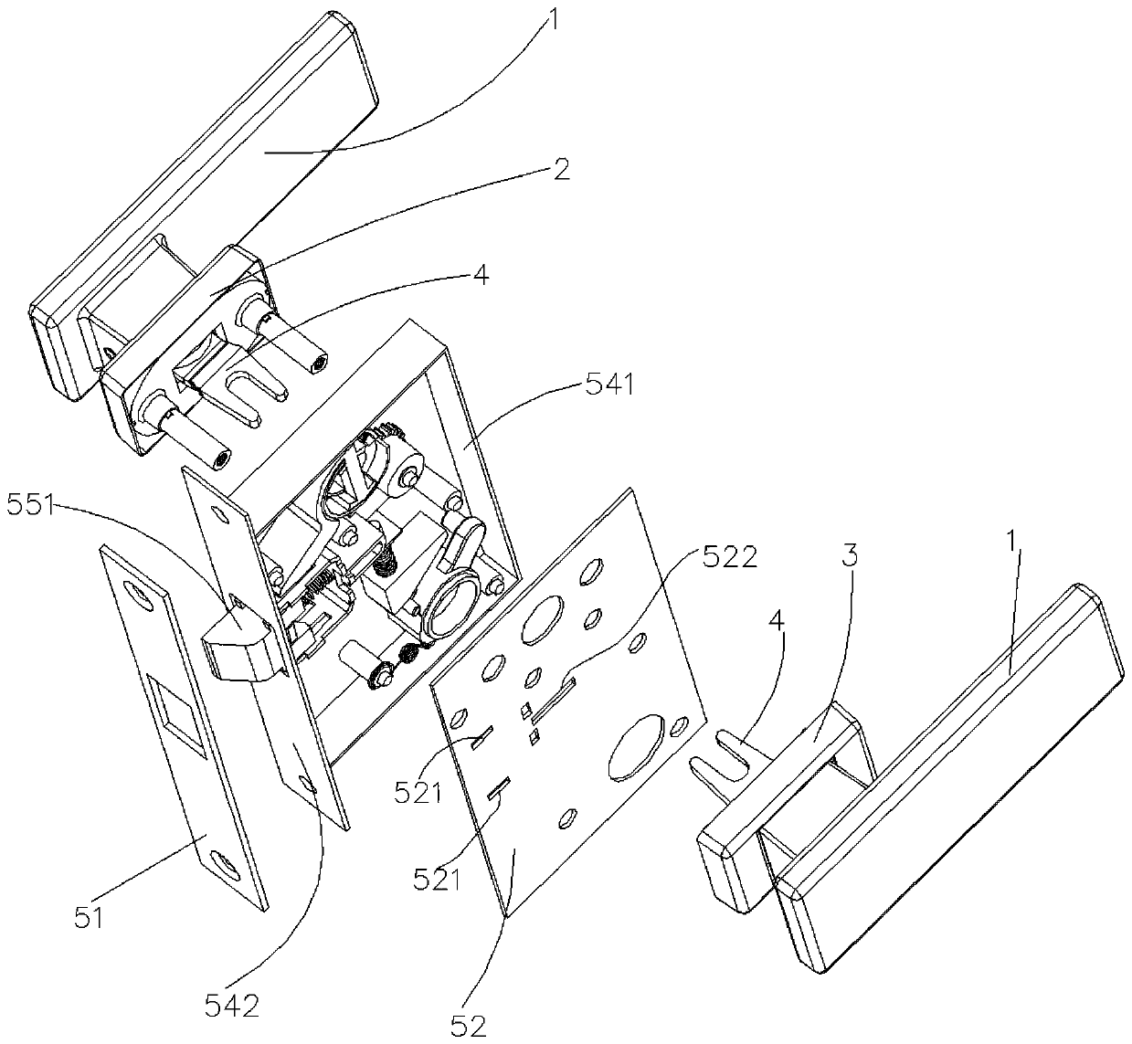 Push-pull door lock