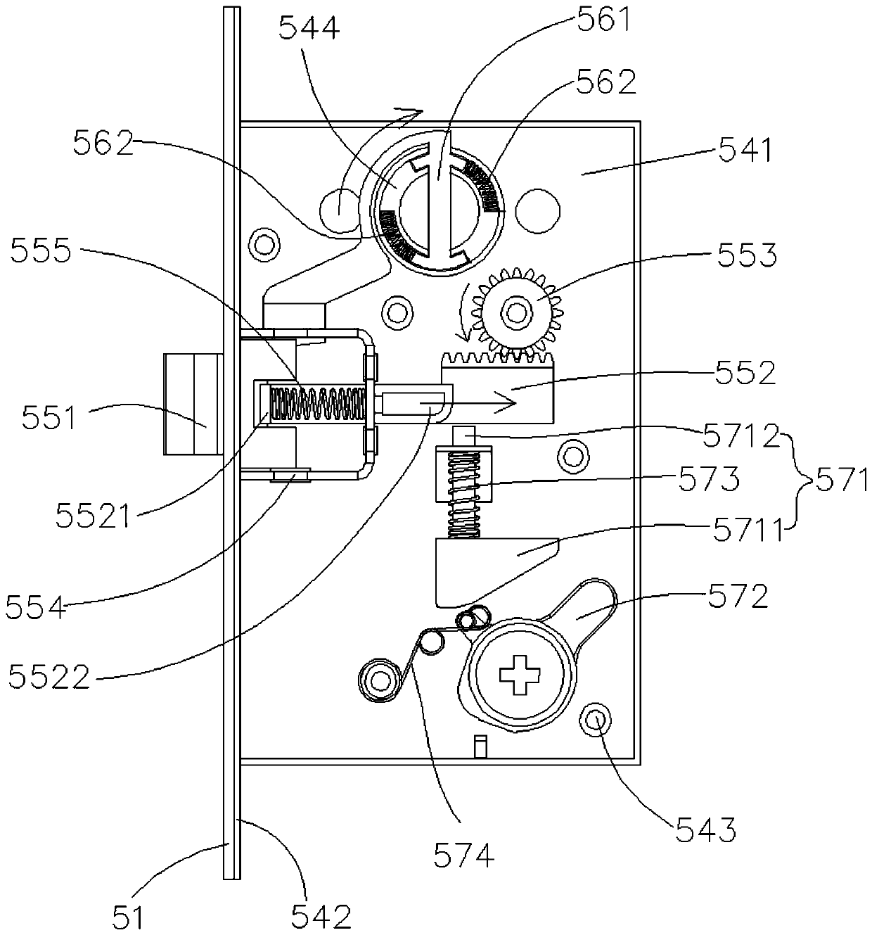 Push-pull door lock