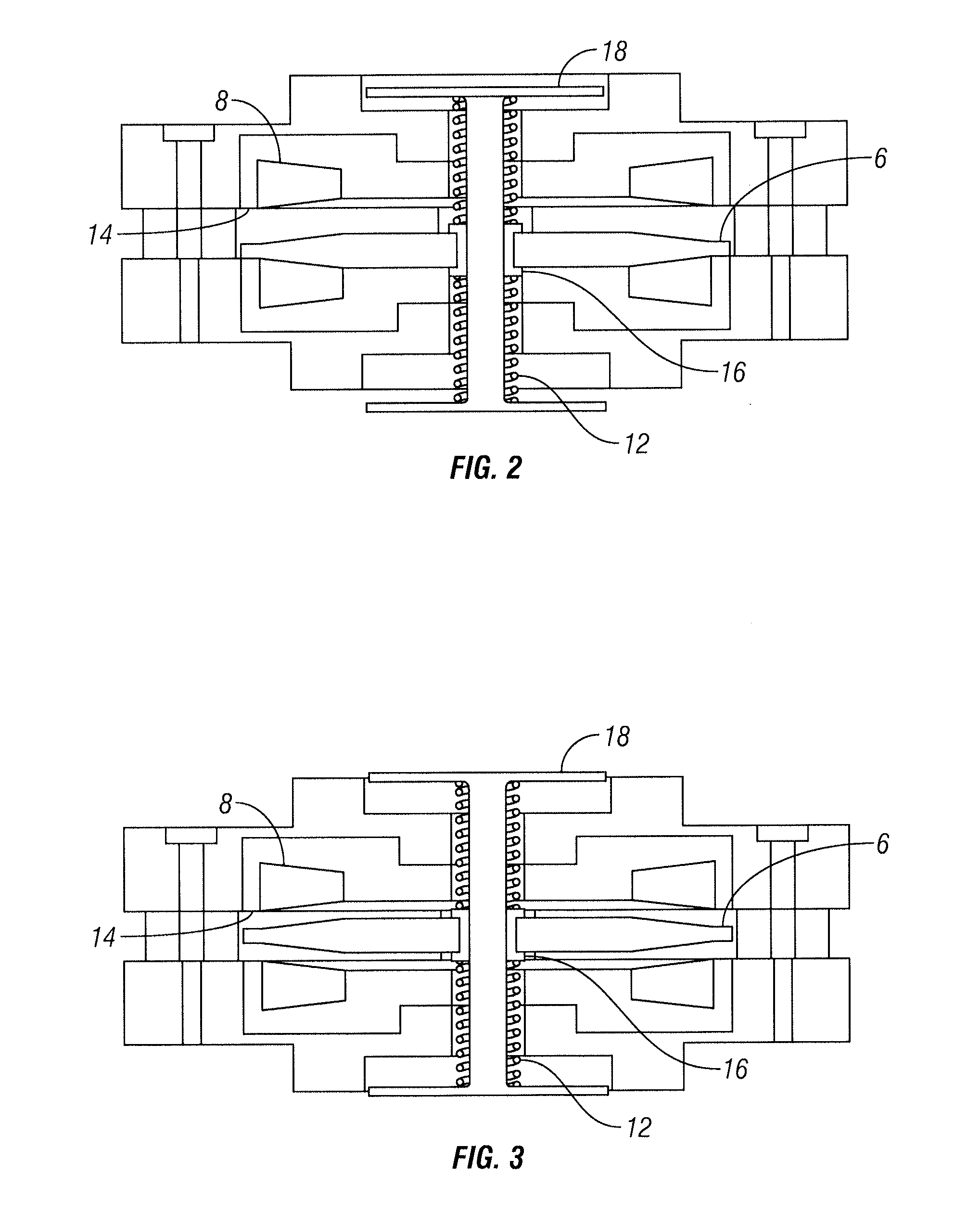 Variable stroke length electrically operated diaphragm pump