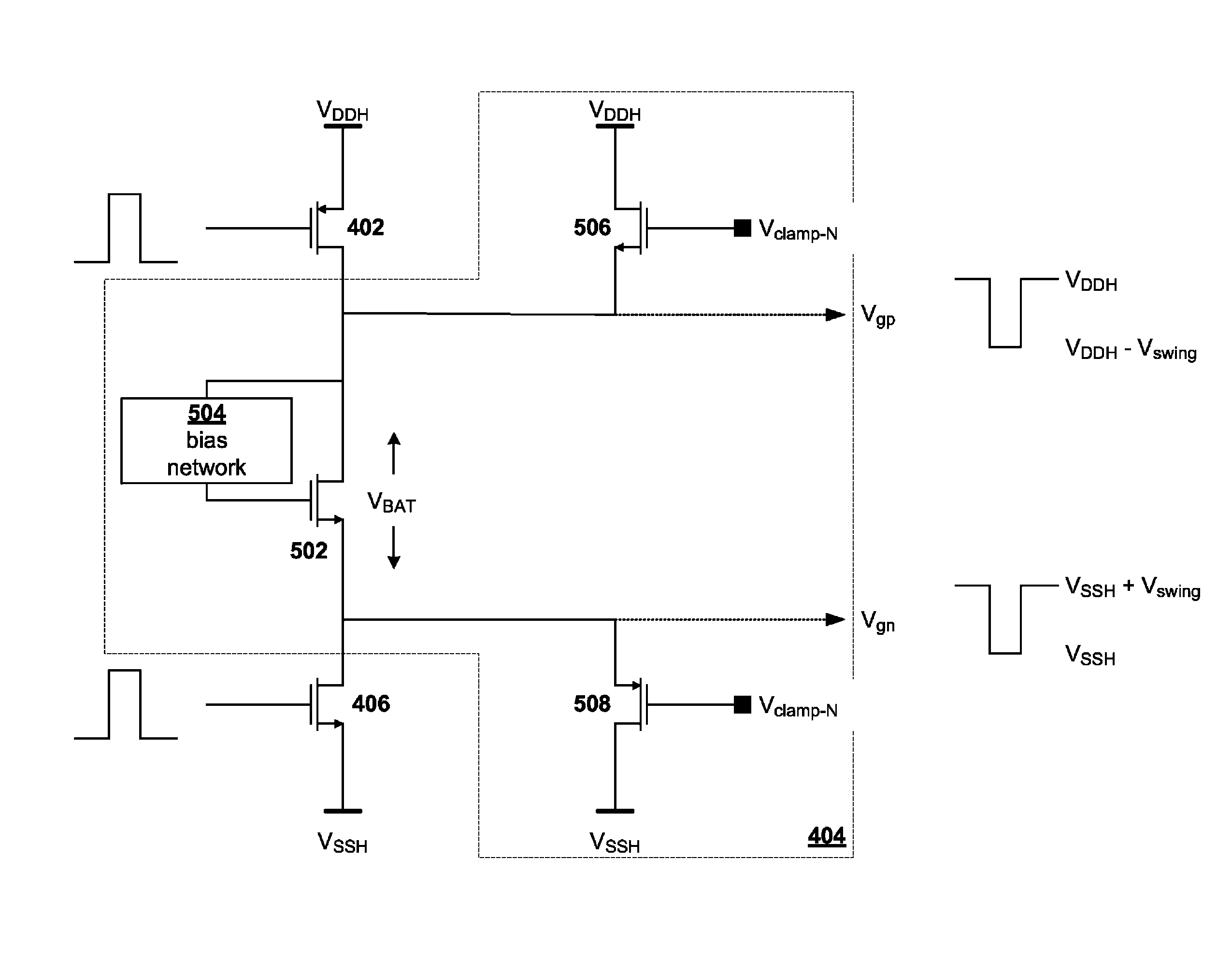 Systems and methods for driving high power stages using lower voltage processes