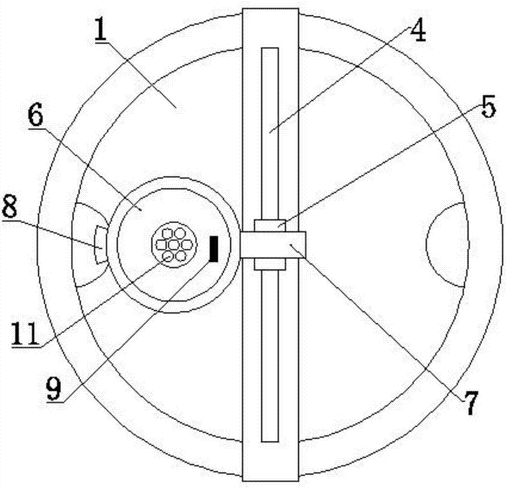 High-end casting following inoculation treatment device