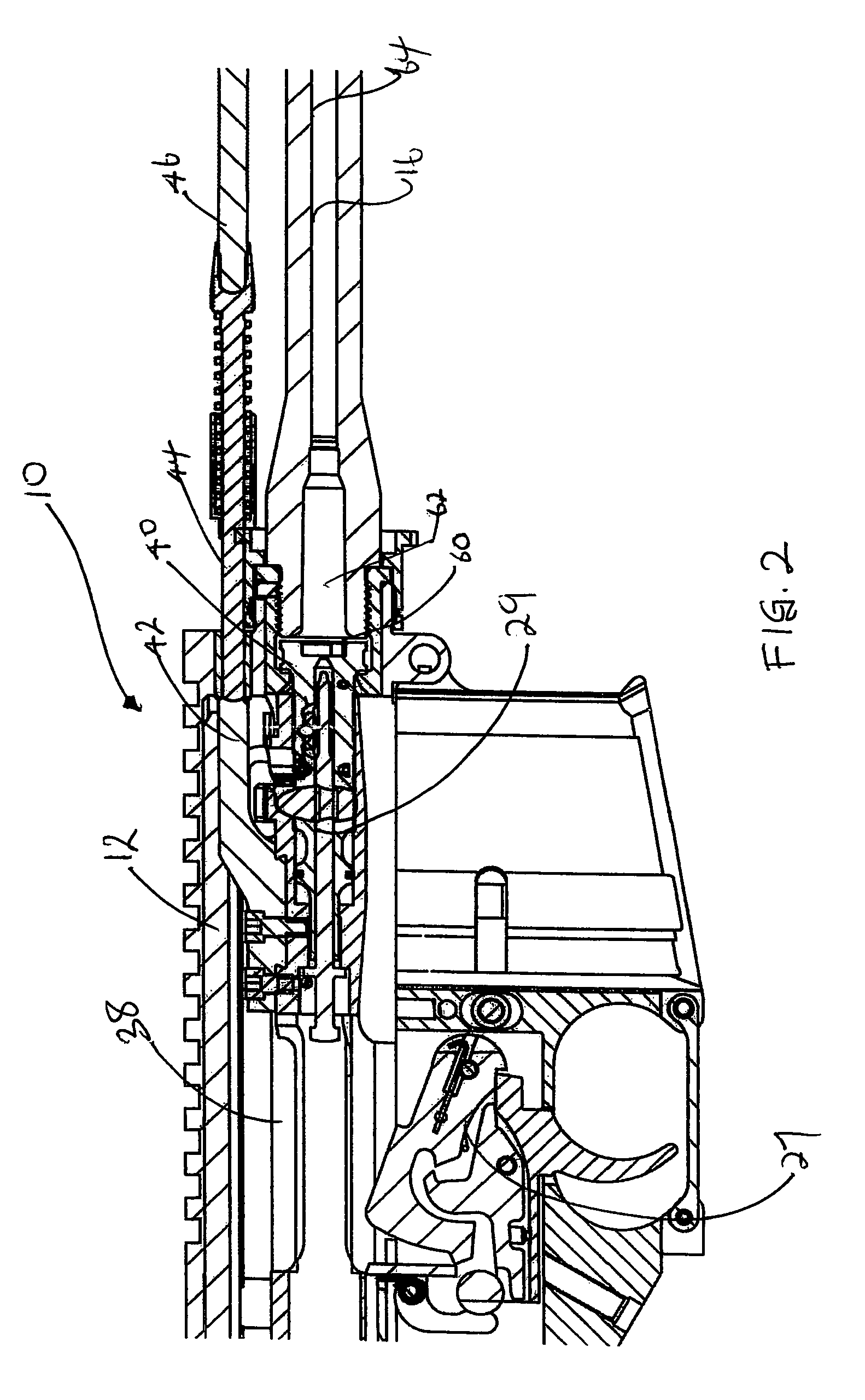 Self-cleaning gas operating system for a firearm