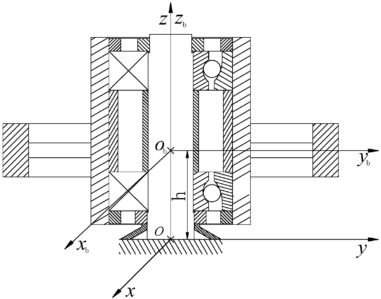 A flywheel rigidity parameter extraction method based on a micro-vibration waterfall plot