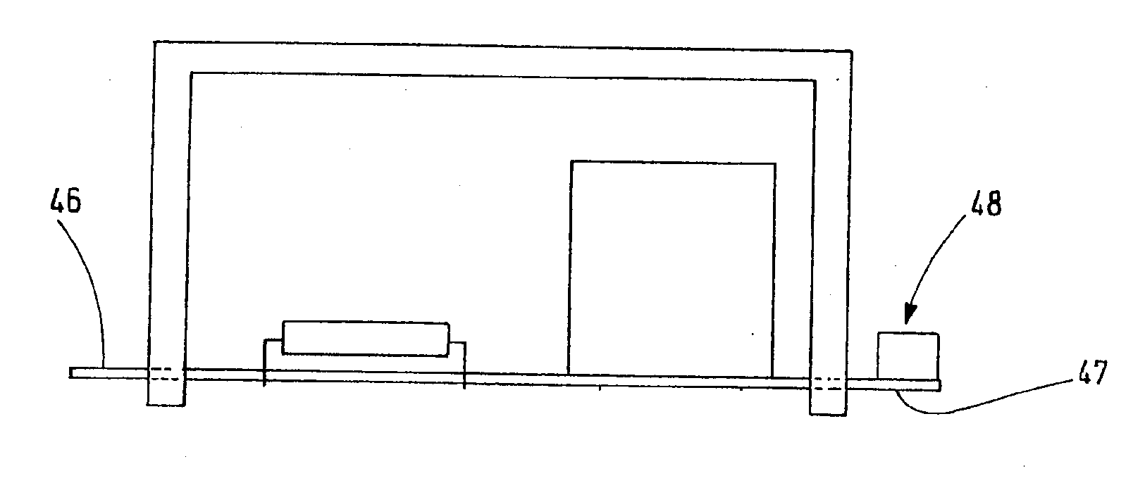 Printed circuit board with partial housing encapsulated in a pressure-resistant manner