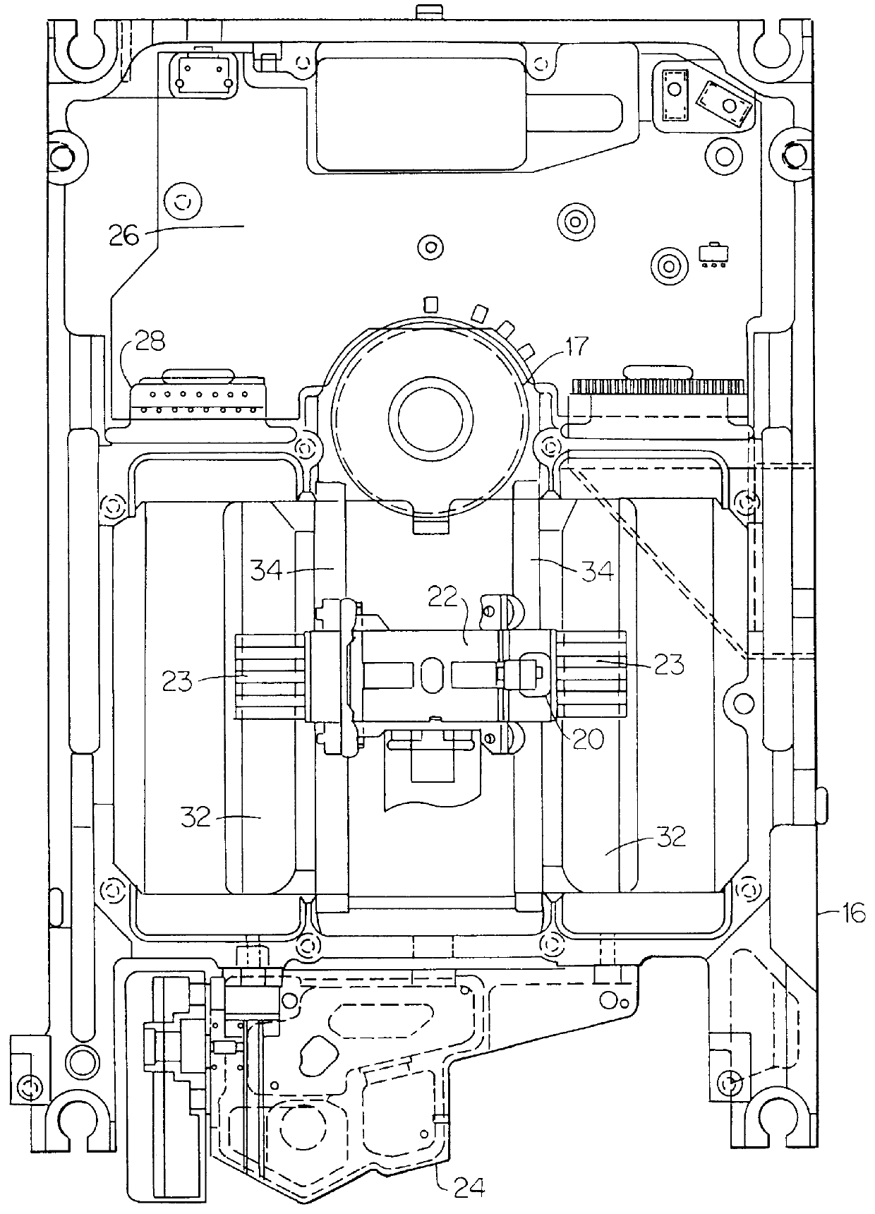 Optical disc system having improved circuitry for performing blank sector check on readable disc and method for operating same