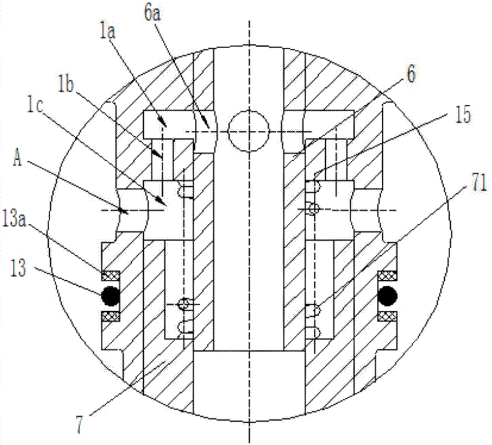 Inverse-proportion three-way flow valve