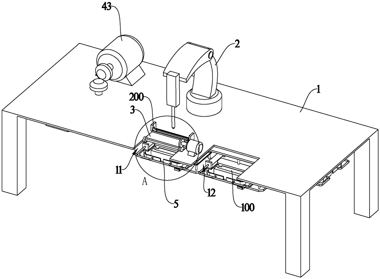 Equipment capable of achieving automatic gluing and automatic press fitting