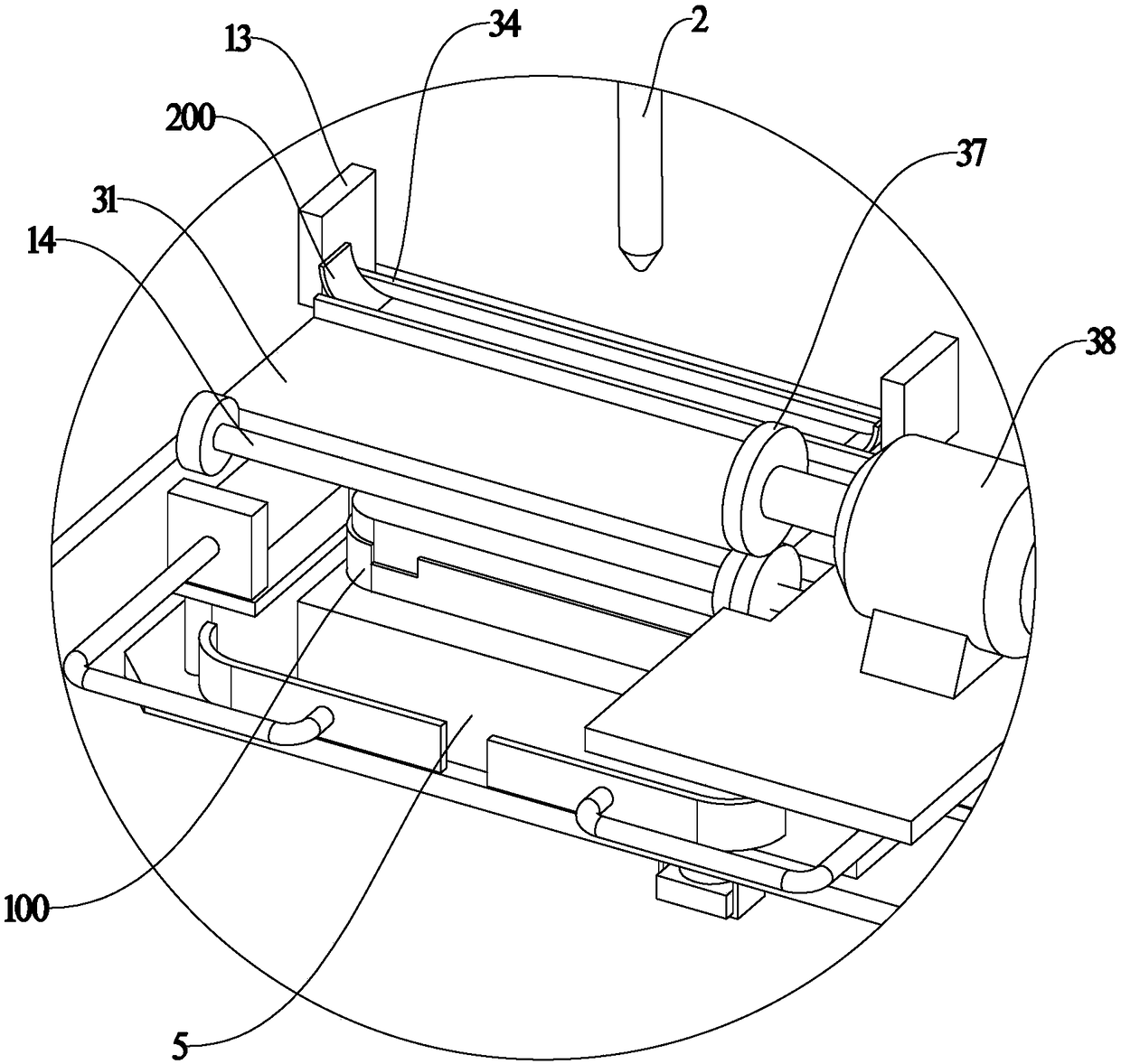 Equipment capable of achieving automatic gluing and automatic press fitting