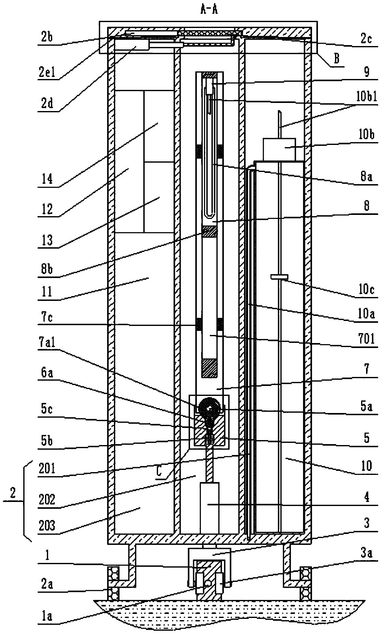 Photovoltaic power generation panel cleaning device