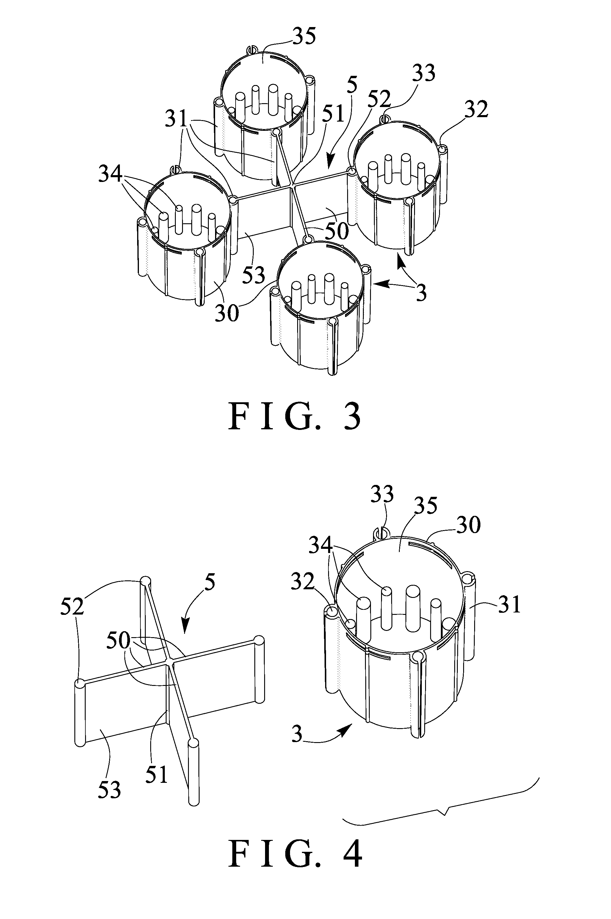 Acoustic absorbing combination