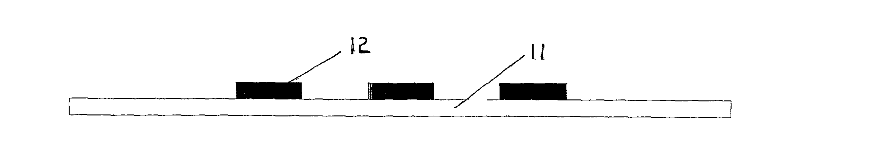 Array type ultra-thin submissive force sensor and preparation method thereof