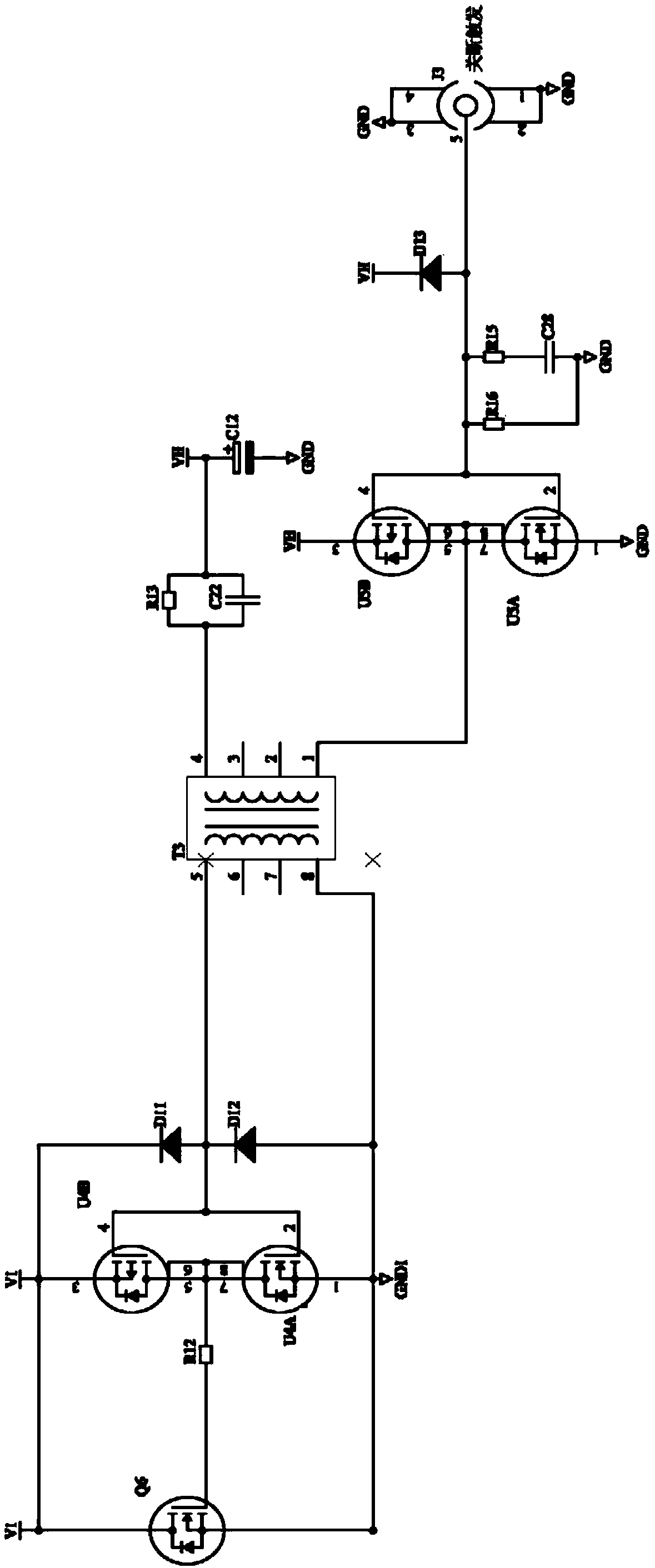 Rigid solid quick shutdown radar transmitter modulation device and method