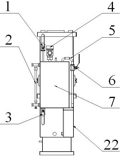 Steam combustion-supporting device