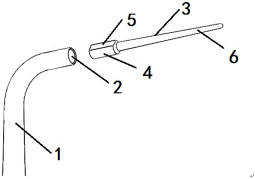 Ultrasonic tooth cleaner treatment head and application thereof