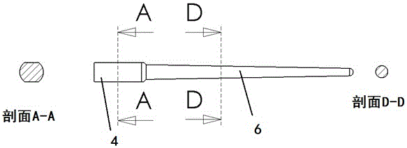 Ultrasonic tooth cleaner treatment head and application thereof