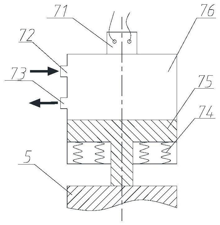 Bidirectional adjustable pintle type injector and liquid rocket engine