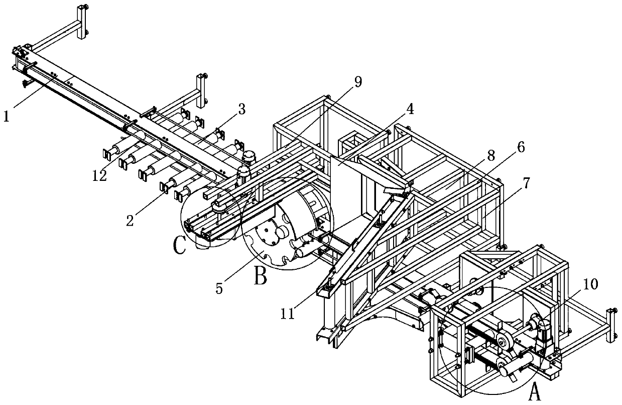 Quantitative feeding and discharging device for anaerobic fermentation biogas production pond and control method of device