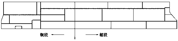 Construction method for self-elevating drilling platform cantilever beam main beam