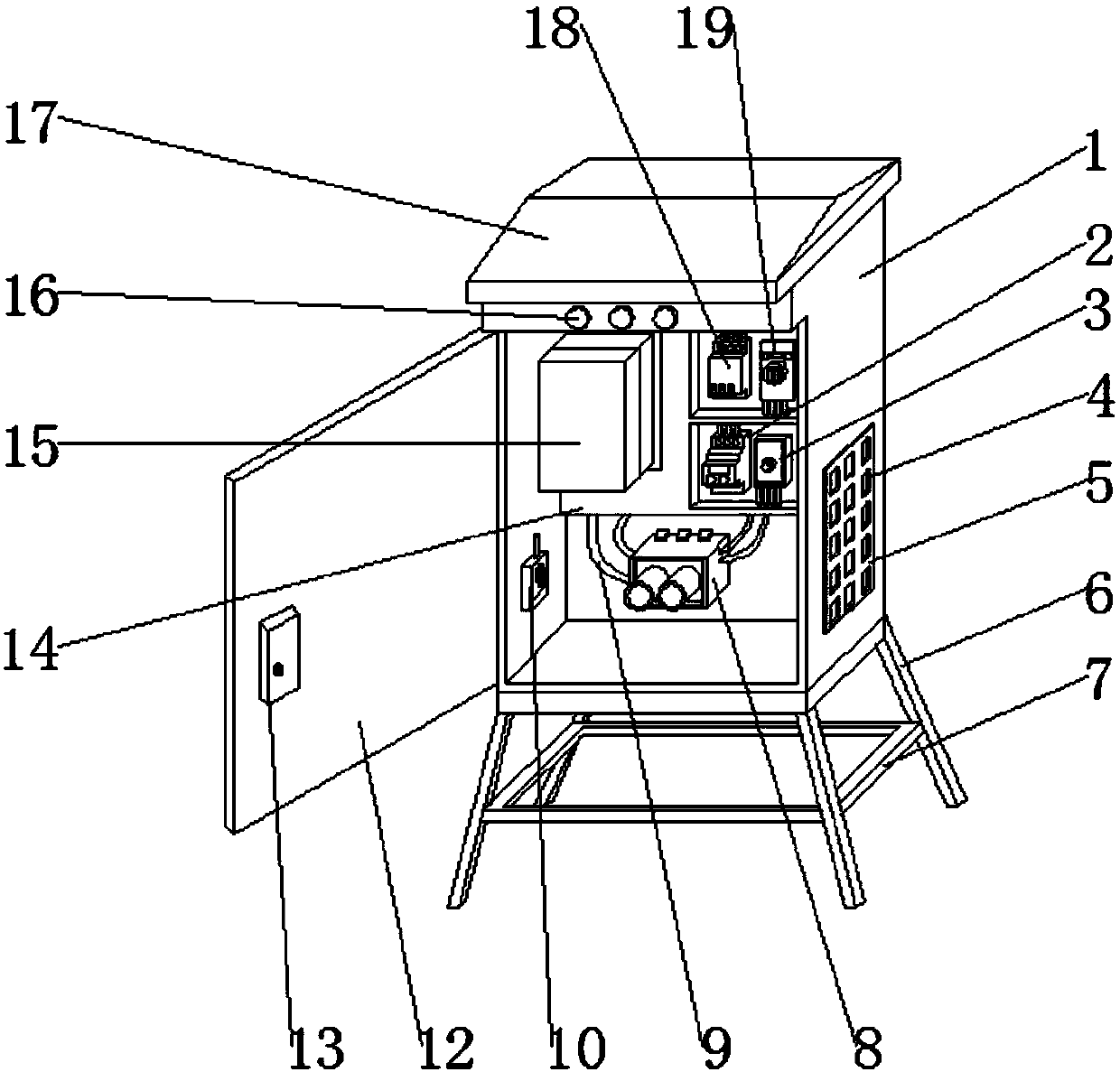 Intelligent household power-saving device