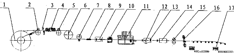 Device for continuously hot dip galvanizing pipe