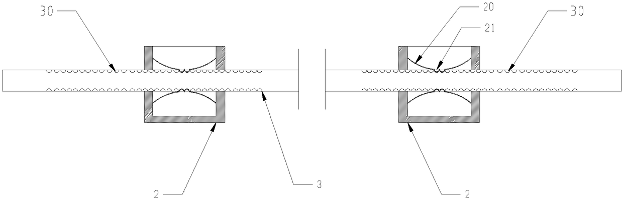 Wound closure device with bandage