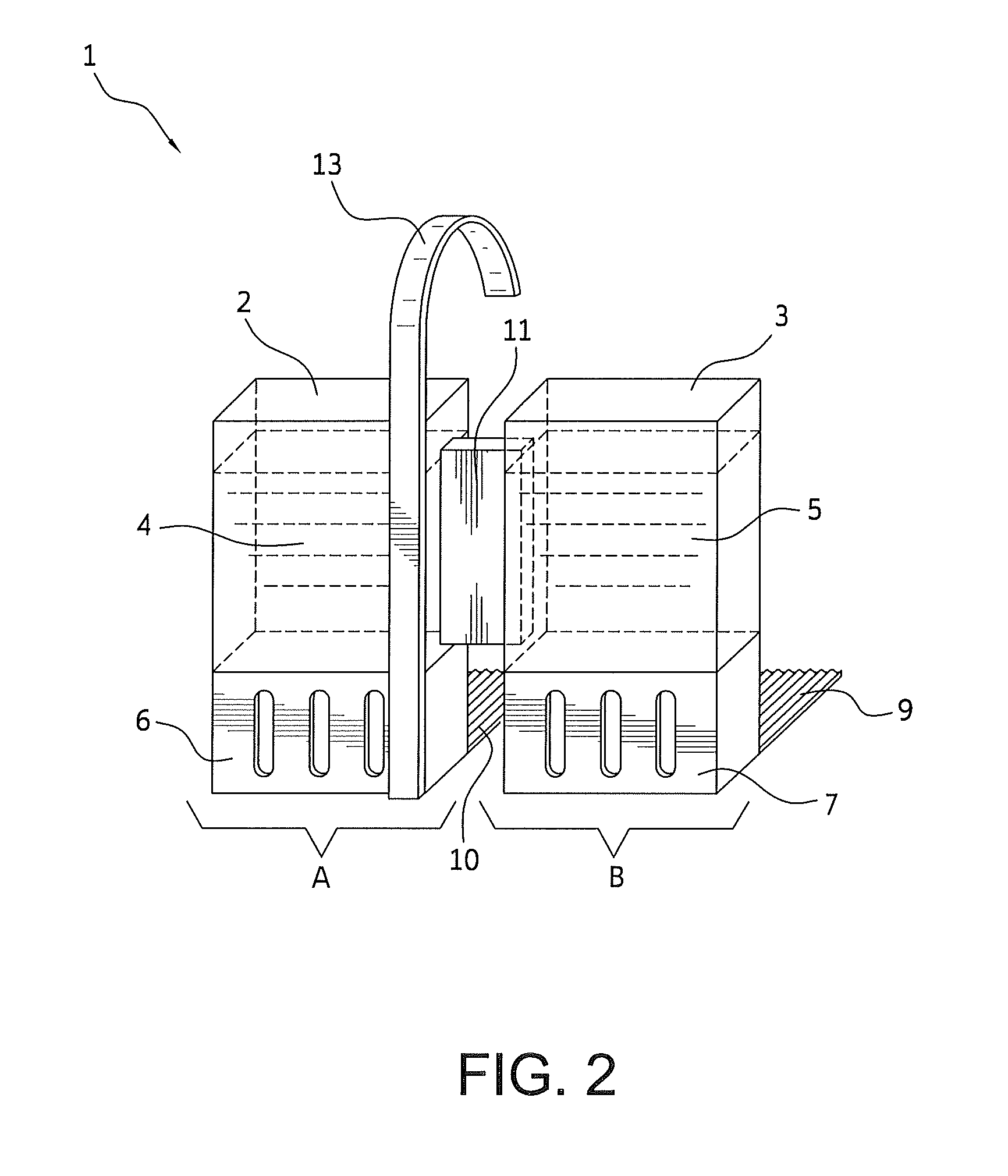 Modular system for dispensing active ingredient fluids to the flushing liquid of a toilet bowl