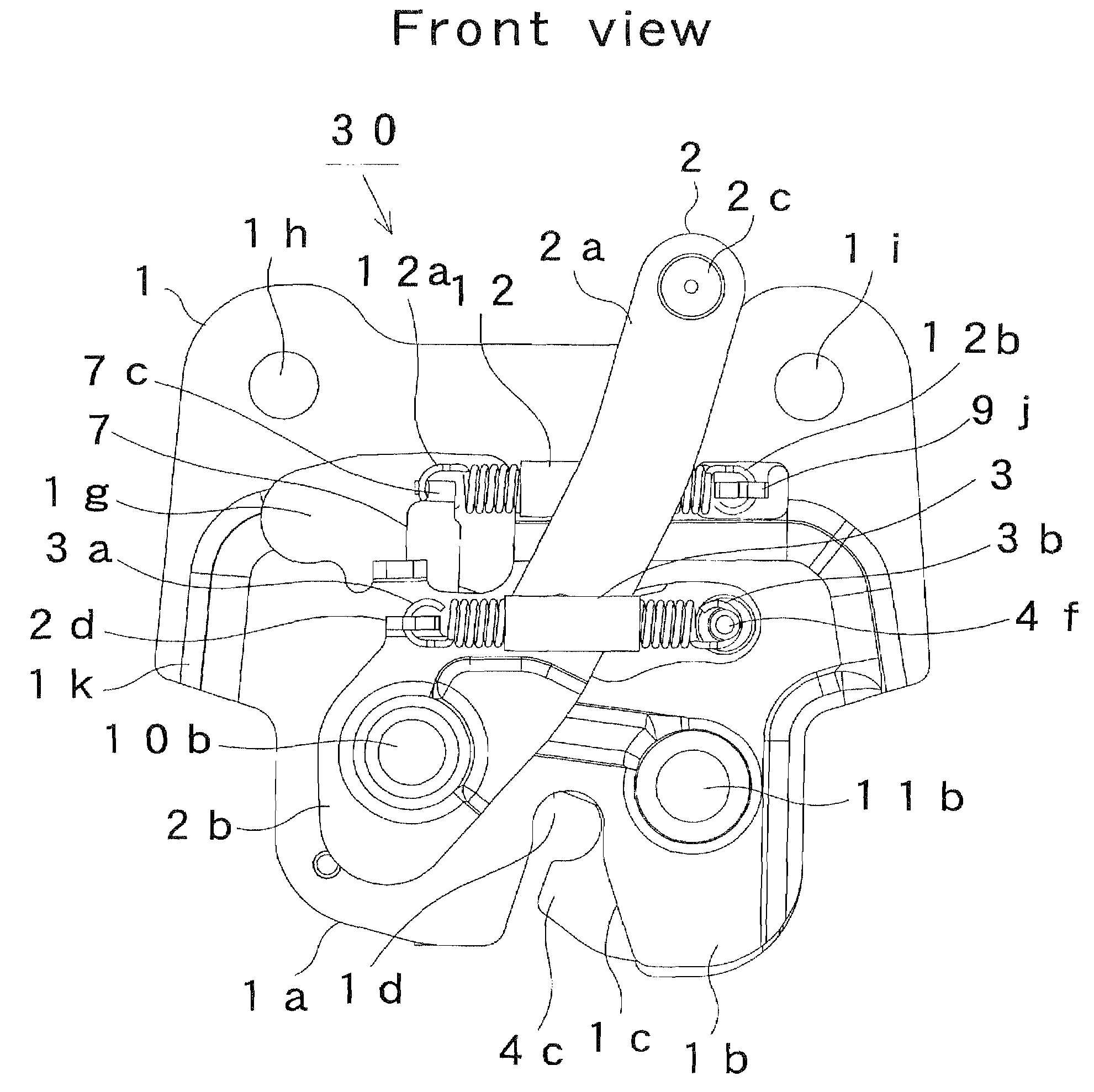 Locking device for vehicle