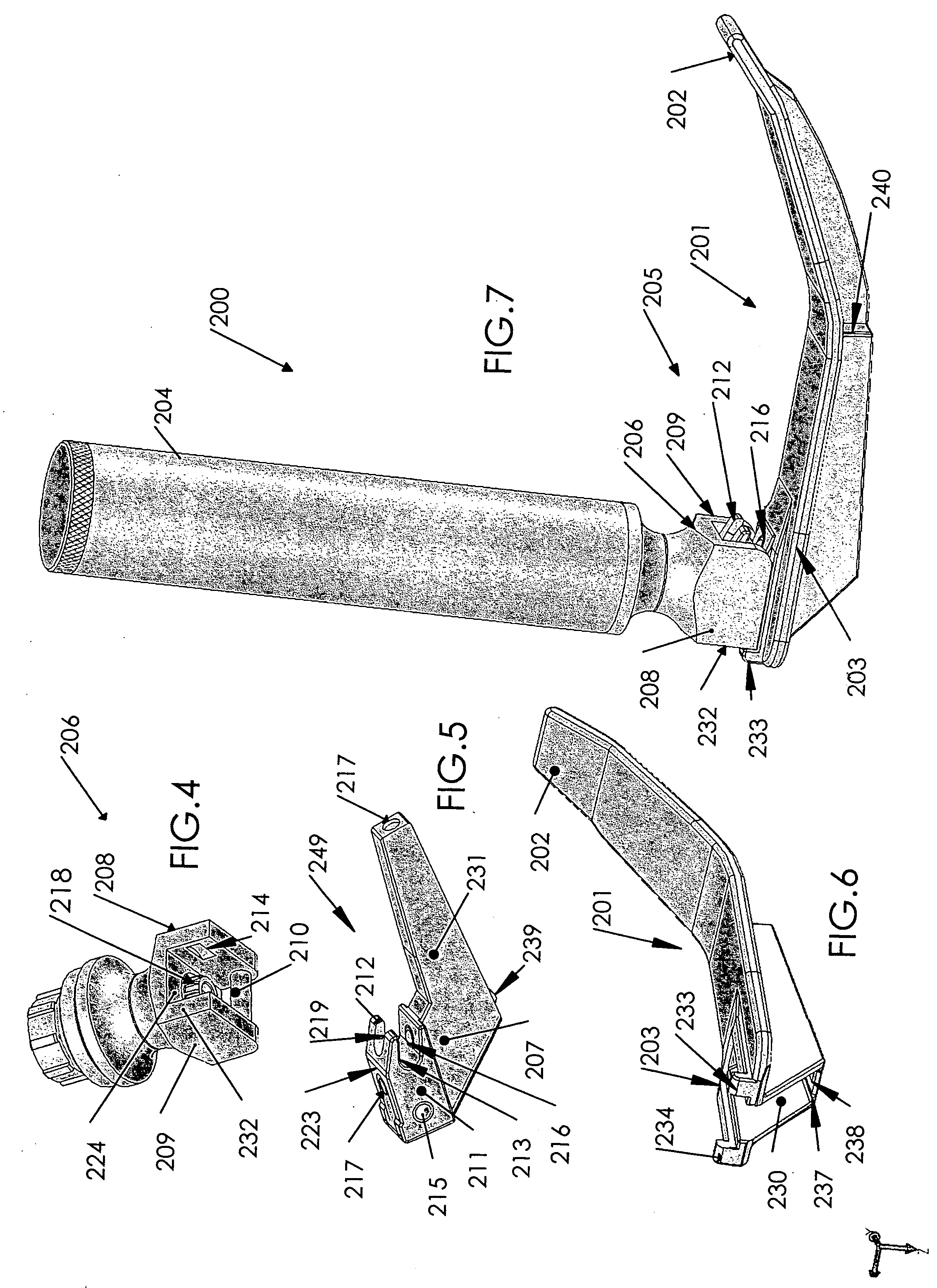 Intubation laryngoscope with a double holder