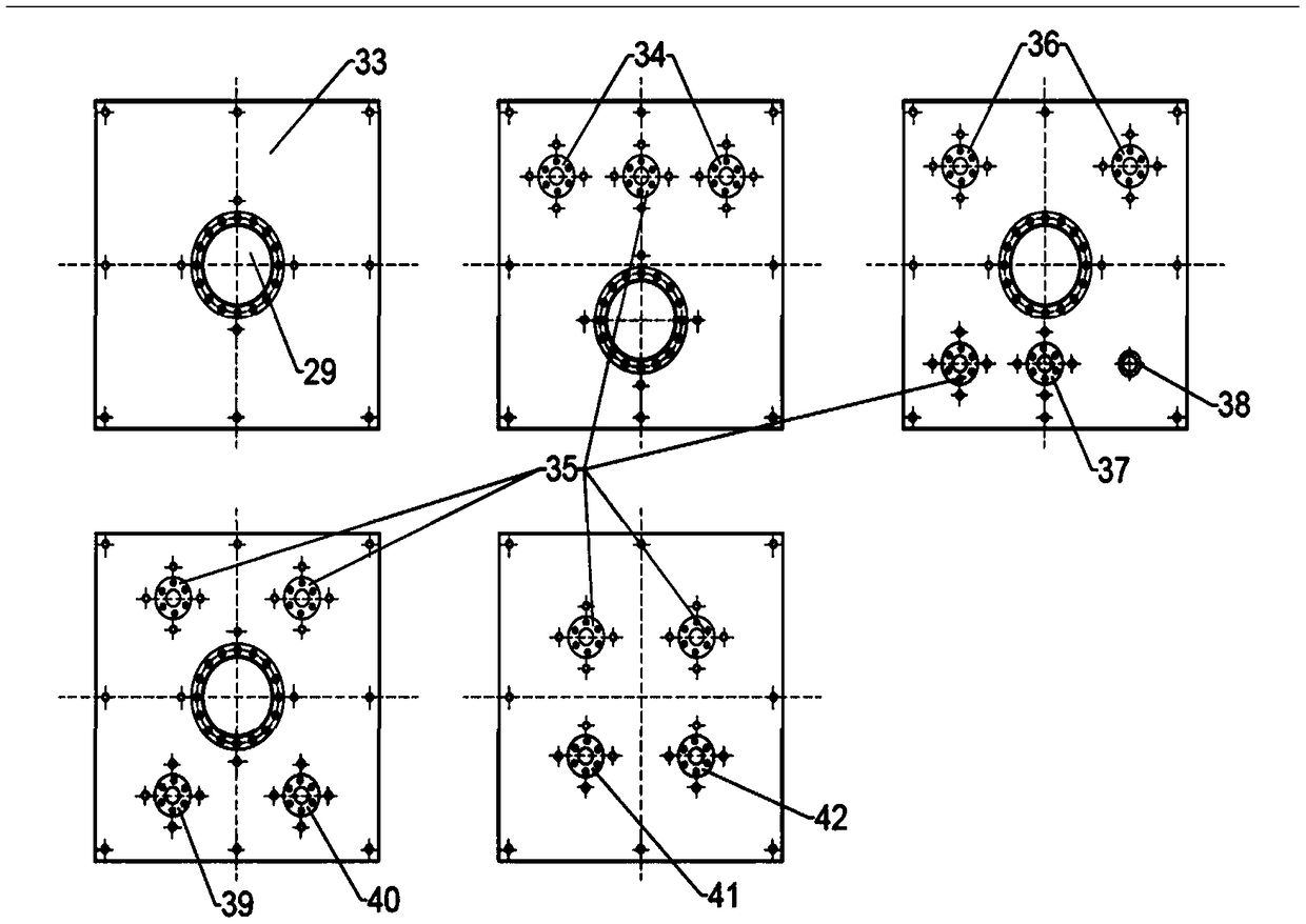 Object-oriented non-condensable gas-containing vapor condensation visualization experiment device