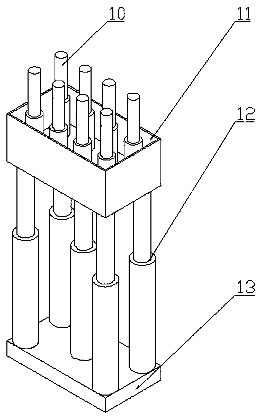 High-altitude large-span curved roof hydraulic lifting construction method