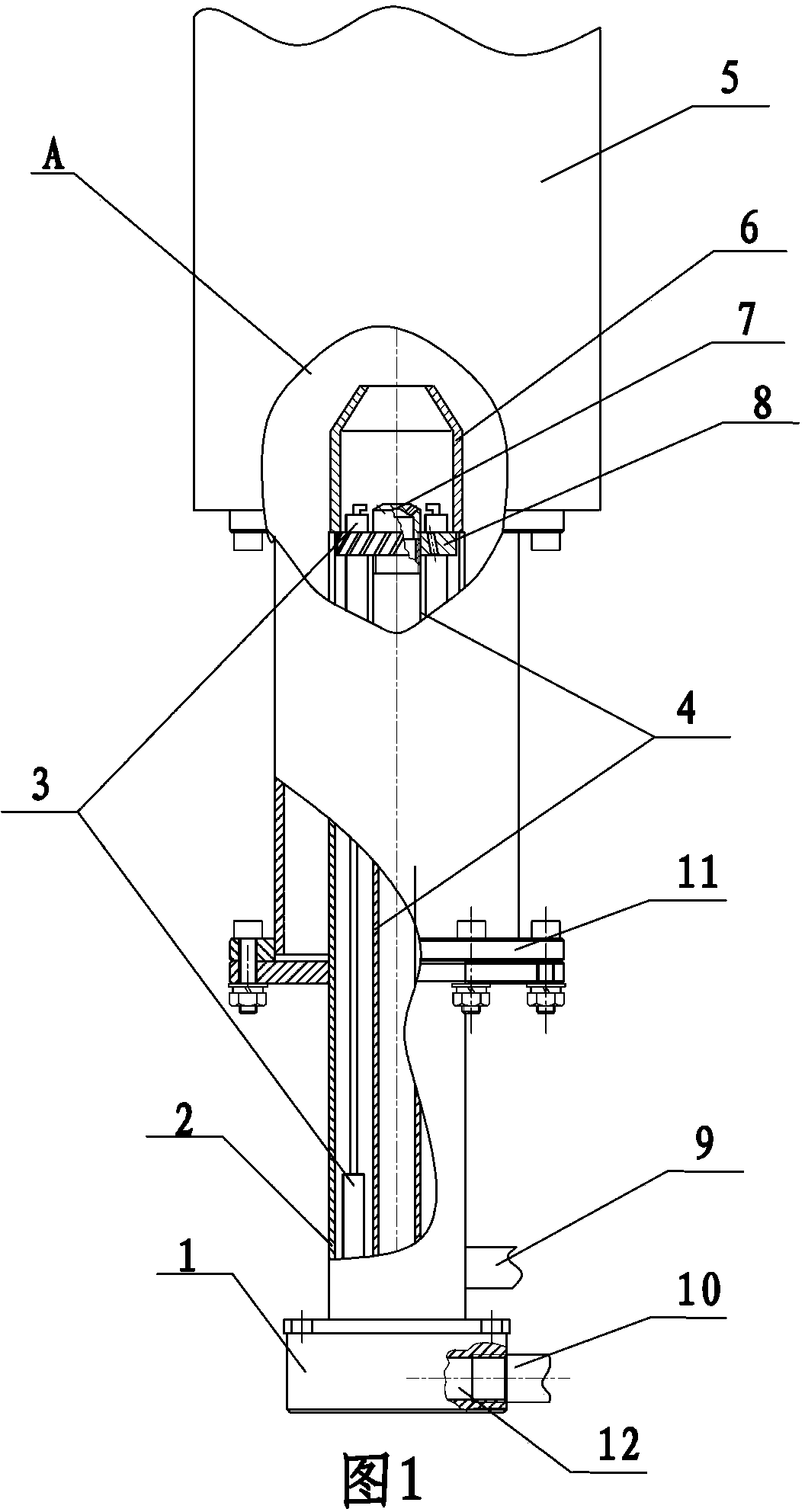 Burner for gas calorific value instrument