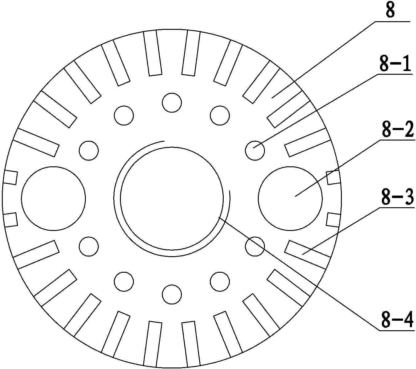 Burner for gas calorific value instrument