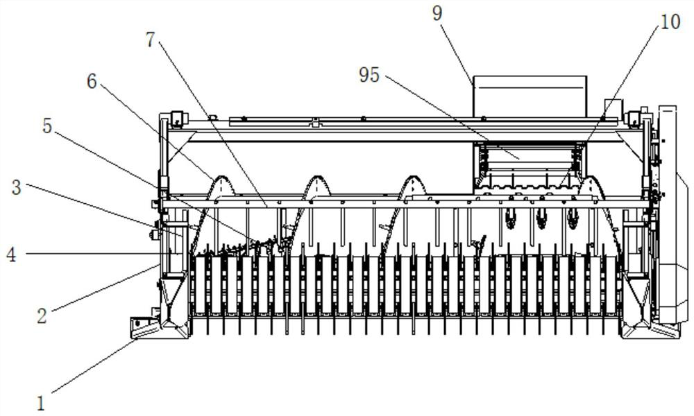 Picking and feeding device for bundling machine