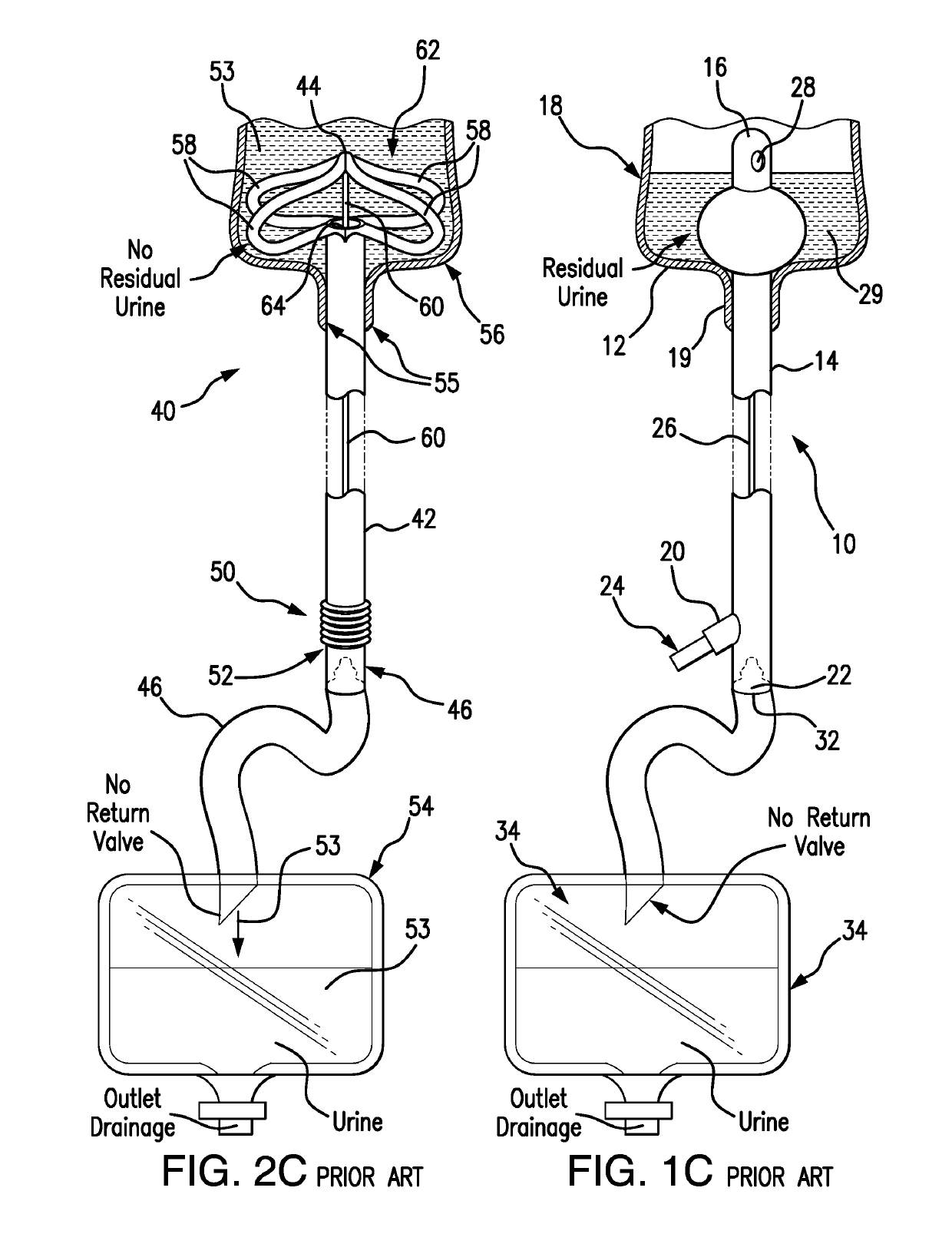 Urinary catheter system with improved retaining structure and enhanced urinary drainage