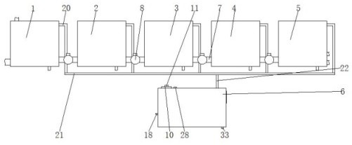 Low-temperature evaporative crystallization device for high-salt organic wastewater