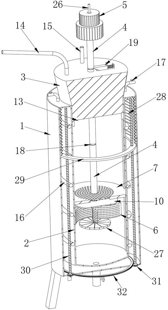 Biological reaction device for bioengineering and use method thereof