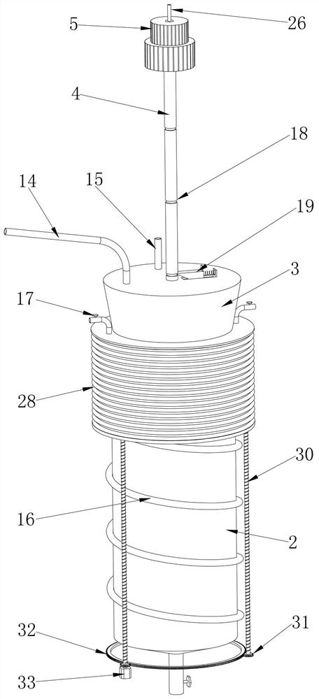 Biological reaction device for bioengineering and use method thereof