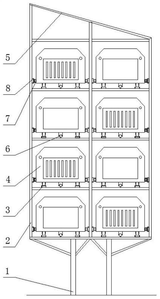 Vertical traffic transportation system and method and vertical bridge traffic transportation device