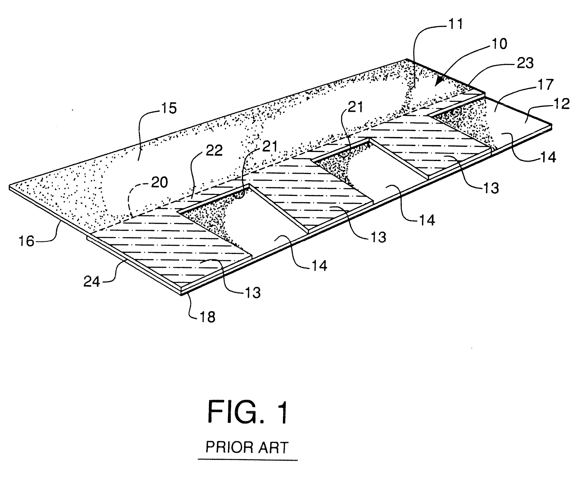 Laminated Shingle With Wider Nailing Zone