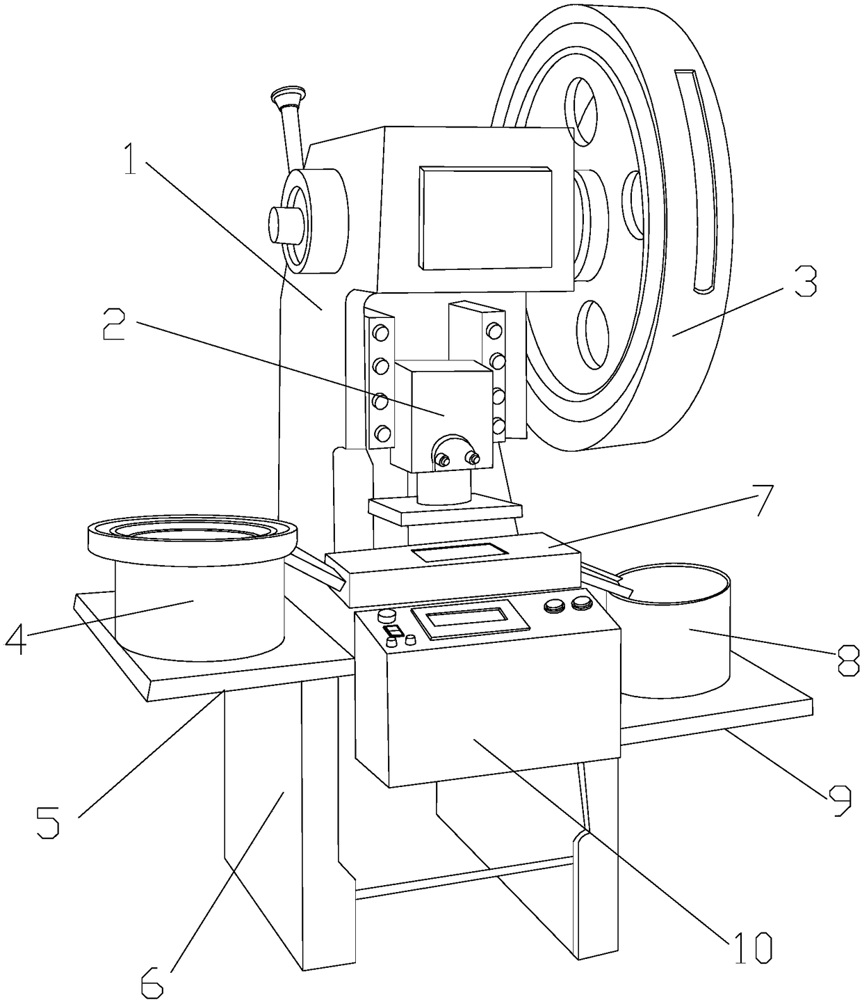 Digital controlled lathe loading and unloading device