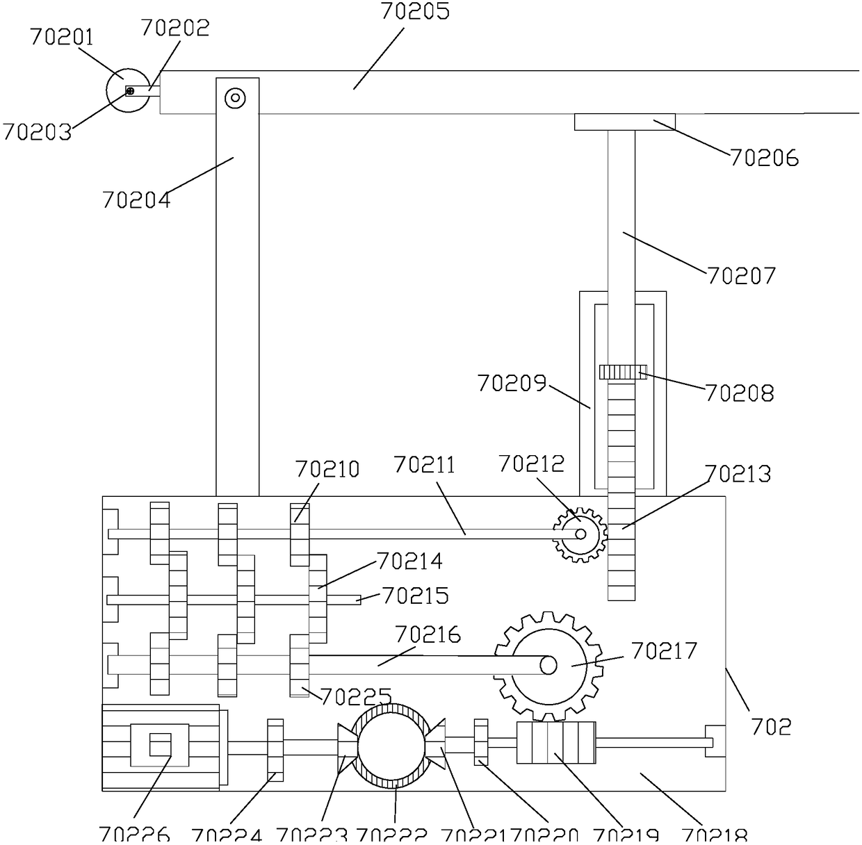 Digital controlled lathe loading and unloading device