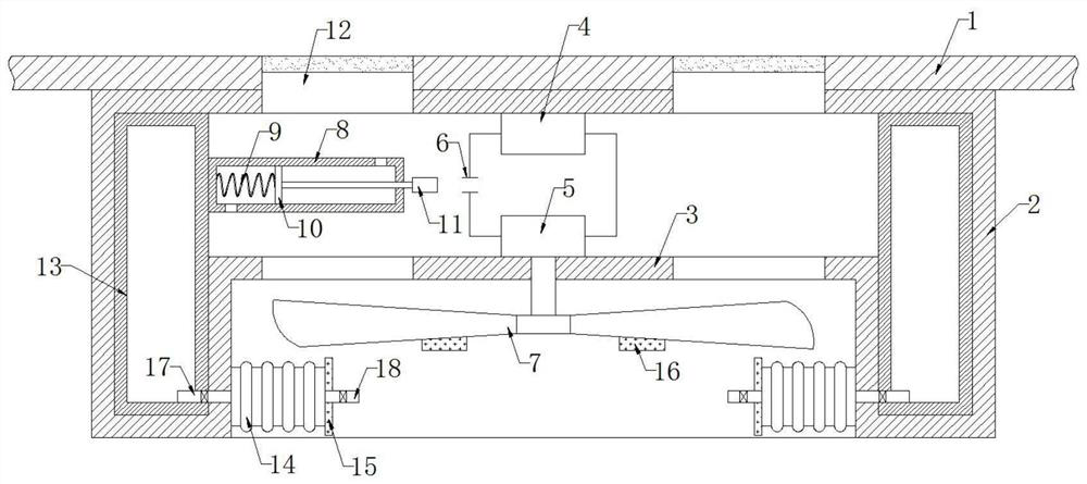 Automatic fire-extinguishing equipment for fire disaster prevention and control of big data center machine room