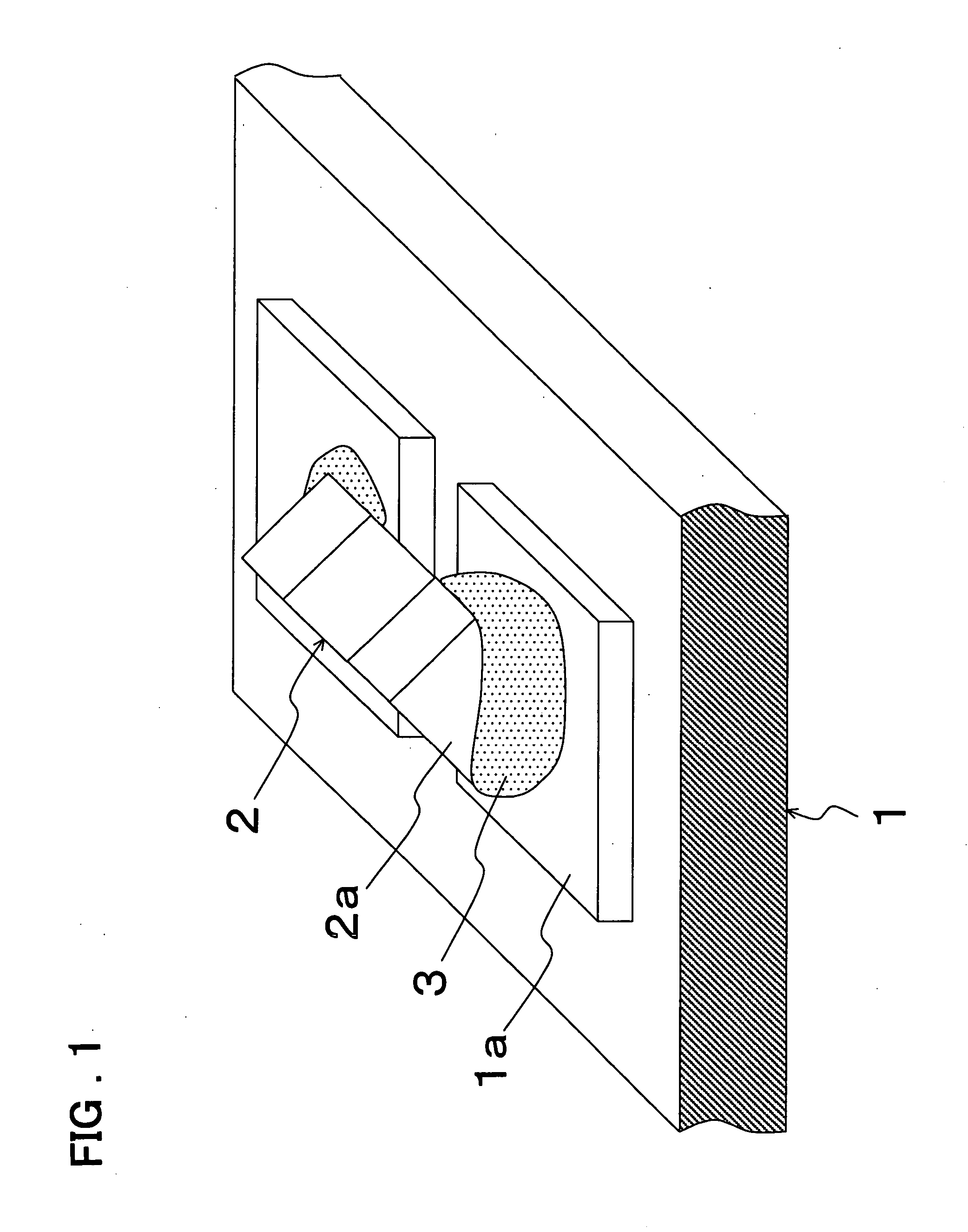 Chip-component-mounted device and semiconductor device