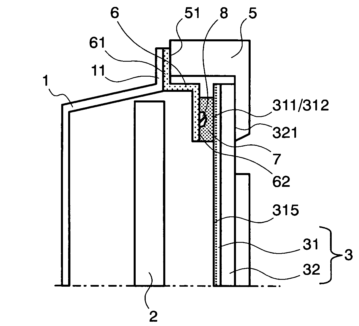 Plasma display apparatus with optical filter and elastic conductive body