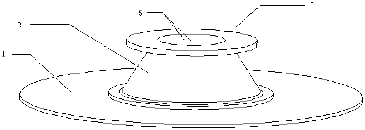 Wide beam circularly-polarized transceiving shared small satellite antenna